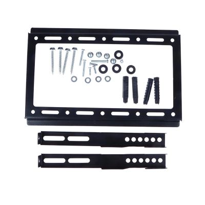 BHOLSA 14-43Inch TV Mounts LCD LED Monitor Wall Mount Bracket Fixed Flat Panel TV Frame Thickness 0.8MM