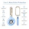 PIKEEPER Silicone Tag Holder - Compatible with Apple AirTag, Smart QR Code Keychain for Pets, Keys, Luggage, and Valuables view 2