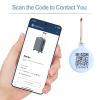 PIKEEPER Silicone Tag Holder - Compatible with Apple AirTag, Smart QR Code Keychain for Pets, Keys, Luggage, and Valuables view 4