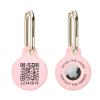 PIKEEPER Smart QR Code Silicone Case - Compatible with Apple AirTag, Durable Keychain Holder for Luggage, Keys, Pets, Dogs, Cats, Backpacks and More view 1