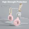 PIKEEPER Smart QR Code Silicone Case - Compatible with Apple AirTag, Durable Keychain Holder for Luggage, Keys, Pets, Dogs, Cats, Backpacks and More view 3