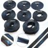 1/5/10/20M Braided Cable Sleeve Blue&Black 2/4/6/8/10/12/15/20/25mm PET Nylon High Density Sheathing Insulation Cable Protecting - (Inside Diameter: 4mm, Length: 20M) view 1