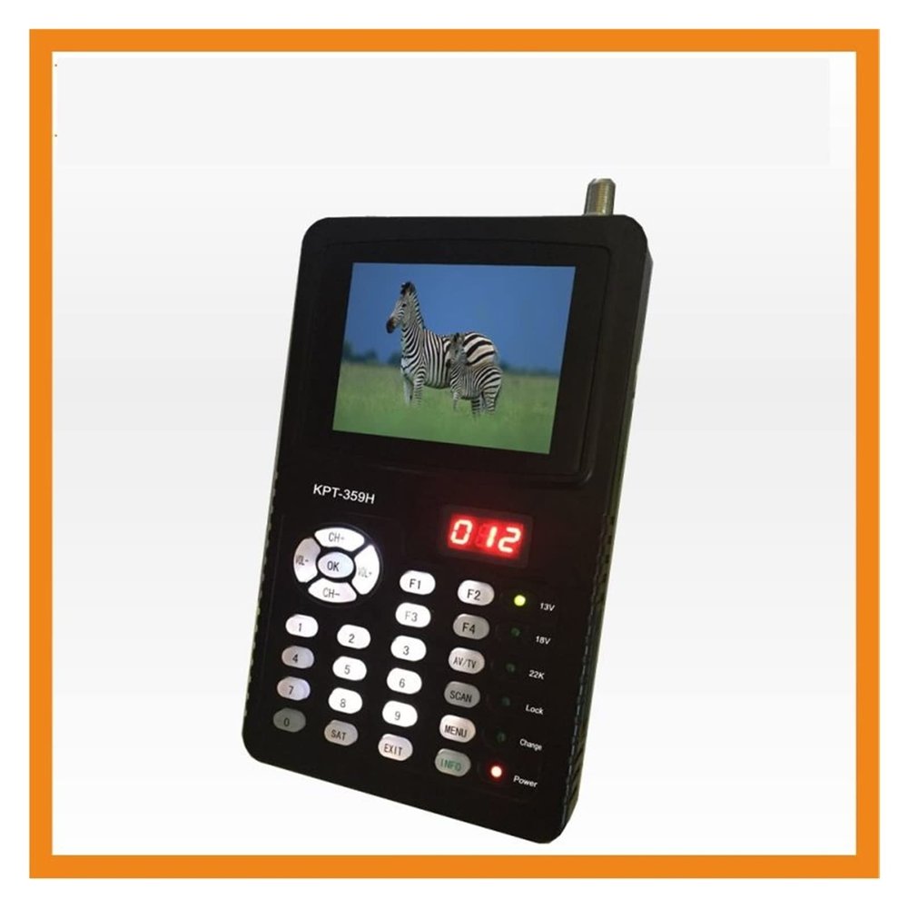 ngddf2haa Digital Satellite Signal Meter KPT-359H DVB-S2 FTA C KU Band Digital Satellite Finder Meter with MPEG-2/MPEG-4