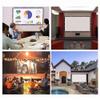 120inch Portable Outdoor Projector Screen, 16:9 HD Foldable Wrinkle-Free Movie Screen with Grommets for Backyard Movie Nights, Camping, Traveling view 4