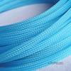 10mm Wide TIGHT Braided PET Expandable Sleeving Wrap Wire Cable Sleeve Sheath Insulation Nylon Expand 200% Single Color - (Color: UV Blue, Length: 1M) view 1