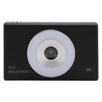 Digital Camera, 4K 48MP HD Vlogging Camera with 8X Digital Zoom, 2.4inch Screen, Built in Fill Light, Anti Shake Video Camera for Boys Girls Kids Beginner (Black)