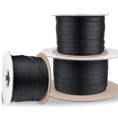 1/5/10m Black Insulated Braid Sleeving 1-100mm Tight Pet Wire Cable Protection Wear-resistant Expandable Cable Wires Sleeve - Cable Sleeves - - (Inside Diameter: 10mm, Length: 5 Meters)