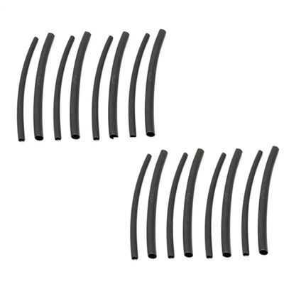 0.6mm 0.8mm 200M Heat Shrink Tubing 2:1 Black Red Green Blue clear white Tube Car Cable Sleeving Wrap - (Color: Black 0.8mm)