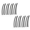 0.6mm 0.8mm 200M Heat Shrink Tubing 2:1 Black Red Green Blue clear white Tube Car Cable Sleeving Wrap - (Color: Black 0.8mm) view 1