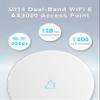 BROWAN MI14 Wi-Fi 6 AX3000 Dual-Band Access Point | PoE+ Powered, 8 SSID, WPA3 Security, 1500 Sq.Ft Coverage | Indoor Ceiling/Wall Mount AP for SOHO, Retail, Caf, and Office view 2