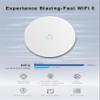 BROWAN MI14 Wi-Fi 6 AX3000 Dual-Band Access Point | PoE+ Powered, 8 SSID, WPA3 Security, 1500 Sq.Ft Coverage | Indoor Ceiling/Wall Mount AP for SOHO, Retail, Caf, and Office view 3
