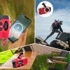 Portable 2000mAh Hand Crank Emergency Solar Panel SOS Weather Radio, Self-Powered 7 NOAA Channels Emergency Radio, WB/AM/FM Radios with Reading Lamp, Hand Crank Flashlight Home Survival Supplies (Red) view 2
