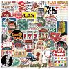 50PCS Las Vegas Stickers Nevada Las Vegas Stickers Pack,Aesthetic Travel Sticker for Water Bottles Scrapbooks Laptops Luggage Phone,Waterproof Retro City Aesthetic Decals view 1