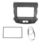 2 Din Radio Fascia Stereo Fascia Trim Installation Kit DVD Frame Compatible for Mitsubishi Outlander 2008 2009 2010 2011 2012(178x100mm) view 3