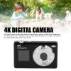 4K 48MP Digital Camera for Photography, Autofocus Vlogging Camera with Dual Screen, Flash, Anti Shake, 16X Digital Zoom Point and Shoot Camera, 128GB Expandable view 2