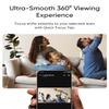 eufy Indoor Cam E30, Latest Generation, 4K UHD Security Camera, Pet/Dog/Baby Camera with Phone app, Color Night Vision, Human/Pet Auto Tracking, 360 Pan-Tilt, Works with Homekit (Renewed) view 3