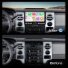 10" QLED Car Stereo for Ford F150 (2009-2012) - Wireless CarPlay & Android Auto, Android 13.0 (4G+64G) with Physical Volume Knob Keybutton, 5G WiFi, 1080P Backup Camera, Plug-and-Play view 3