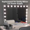 12V 2A Power Adapter for Vanity Mirror with Lights Compatible with Hansong, Fenair, Leishe, Hasipu, COOLJEEN, FENNIO Vanity Mirror Power Cord Adapter view 3