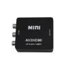 AV to HDMI-Composite Adapter Converter 1080P AV2HDMI Video Cable CVBS AV Adapter Compatible with The HD TV with USB Cable(with Cable Black) view 4