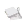 AV to HDMI-Composite Adapter Converter 1080P AV2HDMI Video Cable CVBS AV Adapter Compatible with The HD TV with USB Cable(with Cable White) view 1