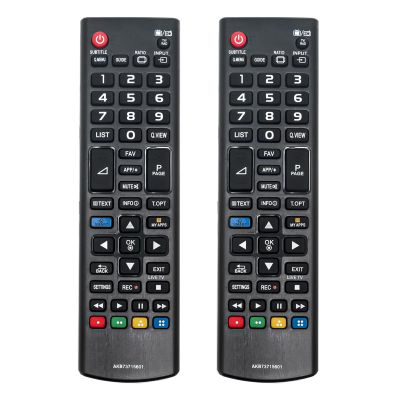 2 Pcs AKB73715601 Replace Remote Suits for LG Smart TV AKB75055702 AKB73715603 AKB73715622 42LA690V 42LA740V 42LN578V 47LA620V 47LA660V 55LA620V 55LA640V 55LA690V 55LA691V 55LA860V 55LA868V 55LA960V