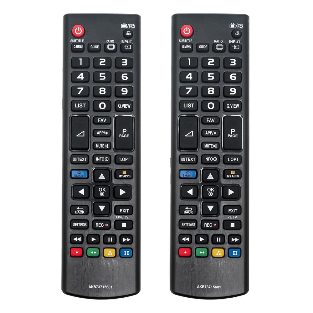 2 Pcs AKB73715601 Replace Remote Suits for LG Smart TV AKB75055702 AKB73715603 AKB73715622 42LA690V 42LA740V 42LN578V 47LA620V 47LA660V 55LA620V 55LA640V 55LA690V 55LA691V 55LA860V 55LA868V 55LA960V