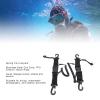 2 Pack Scuba Diving Lanyard, Spring Coil Nylon Rope, Scuba Diving Lanyard, Nylon Rope with Quick Release Buckle, Heavy Duty Stainless Steel Spring Coiled Lanyard, for Camera and view 2