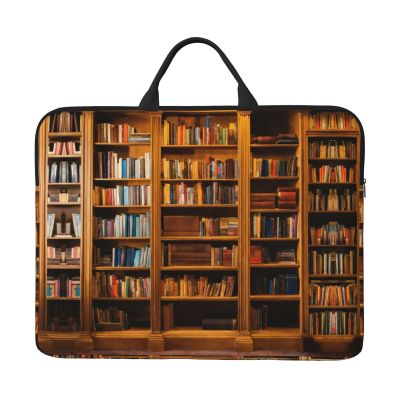 Books Print Laptop Bag 14in Laptop Case Laptop Sleeves For Daily Travel Business Trips And Commuting