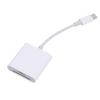 2 in 1 USB C Memory Card Reader, USB Camera Card Reader Adapter, Backward Compatible with USB 2.0 Devices, for Phones Laptops Read Speed 500MB S Plug and Play view 1