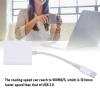 2 in 1 USB C Memory Card Reader, USB Camera Card Reader Adapter, Backward Compatible with USB 2.0 Devices, for Phones Laptops Read Speed 500MB S Plug and Play view 2
