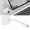 2 in 1 USB C Memory Card Reader, USB Camera Card Reader Adapter, Backward Compatible with USB 2.0 Devices, for Phones Laptops Read Speed 500MB S Plug and Play view 4