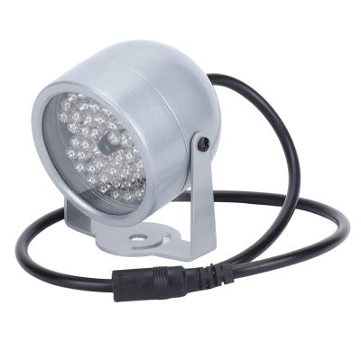 -Duty 12V IR Floodlight with 48 LED, IP65 Security Lighting for CCTV Cameras and Outdoor Surveillance