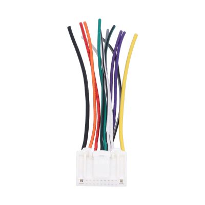 Car Video Wiring Harness, High ABS Stereo Harness for Car, Premium Quality Wire Harness with Universal Fit and Weatherproof Design, for Modern Vehicles