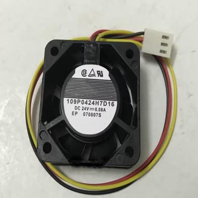 109P0424H7D16 DC24V 0.08A 40x40x15mm 3-Wire Axial Cooling Fan