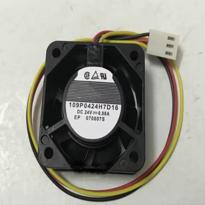 109P0424H7D16 DC24V 0.08A 40x40x15mm 3-Wire Axial Cooling Fan