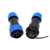 BHUPWZE SP20 Straight Waterproof Connector 2/3/4/5/6/7/8/9/10/12/14Pin IP68 Industrial Cable Connector(6 pin) view 2