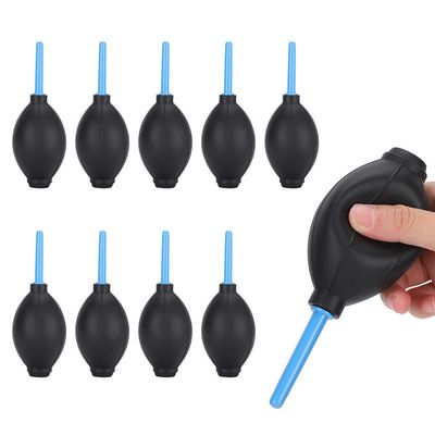 Dust Cleaner with Pump, Air Blower with Rubber Blow Ball for Camera, Pack of 10, Portable and Lightweight for Electronics