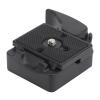 Quick Release Plate, Tripod Quick Release Plate with 3/8in to 1/4in Screw Aluminum Alloy Release Plate Adapter for SLR, Mirrorless Single, Card Camera view 4
