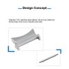 22mm 20mm Quick Fit Connector Compatible with The Watch 6 5 4 40 44mm Metal Steel Adapter Watch6 Classic 47mm 43mm 42 46mm(Silver-20mm) view 4