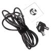 Galvanized Steel Cable with Computer Lock, AntiTheft Laptop Security Cable for OS X//, Practical and Flexible, Public Place view 3