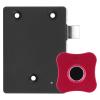 Fingerprint Door Locks, Fingerprint Door Lock with External USB Mobile Power 0.5 Seconds Aluminum Alloy Semiconductor Recognition Finger Print Lock for (Flower Shaped Aluminum view 4