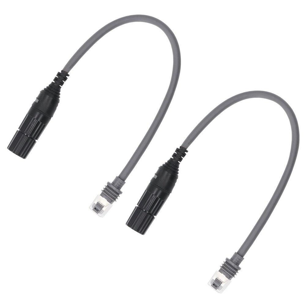 1 Pair Ethernet Adapter for Gen 3 V3, 1200Mbps High Speed SPX Male to RJ45 Adapter Female Connector for Gen 3 V3 Rectangular Satellite Cable Extension