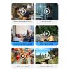 Akozon Body Camcorder 2K HD Rotating Lens Wide Angle Motion Detection Camera for Outdoor Activities view 2