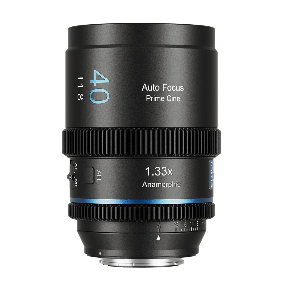SIRUI 40mm T1.8 1.33X Anamorphic Lens, S35 Autofocus Lens for Z Mount Cameras, Z5, Z50, Z6/6II, Z7/7II, ZFC, Z8, Z9 (Blue Flare)