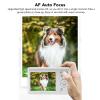 50MP AF Autofocus Camera, 4K Clarity 16x Digital Zoom Compact Point Shoot Camera Anti Shake Portable Small Camera with Fill Light for Adults and Teens (Silver) view 2
