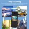 Akozon Back Clip Camcorder 4K Wide Angle Lens Rotatable Magnetic Wearable Camera Electric Bikes Motorcycles view 2