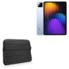BoxWave Case Compatible with Xiaomi Pad 7 - Polar Jacket, Puffy Padded Material Zip Up Sleeve Pouch - Jet Black view 1