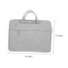 TEHAUX Laptop Sleeve Case for Notebook Pu Protective Cover with Extra Storage for Accessories Lightweight for College Office and Business Use view 2