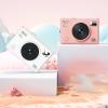 5K 72MP Digital Camera Front Rear Dual Camera 2.8in Screen Compact Camera with Special Effects Filters Slow Motion Timelapse Photography 1300mAh (Pink) view 4