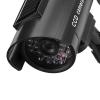 Haofy Imitation Solar Powered Dummy Security Camera with Flashing LED Light for Outdoor Indoor ABS Plastic view 3